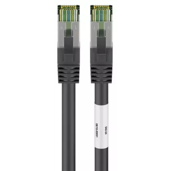 DSIT RJ45 netværkskabel S/FTP PiMF CAT 8 kabel sort 0,25 m