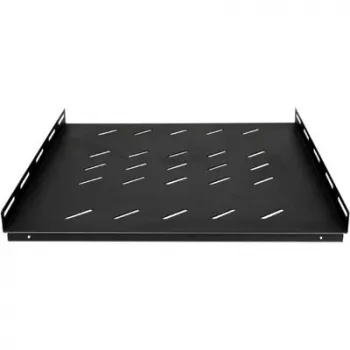 DSIT tunglast-hylde til 1000 mm dybe serverskabe - 1U - 100 kg bæreevne - sort (DS-SFH100)