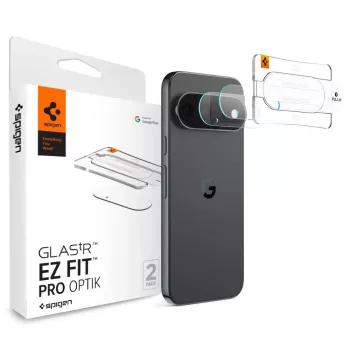 Spigen Optik Pro Glas.tR EZ Fit kamerabeskyttelse 2-pak til Google Pixel 11 Pro XL - transparent
