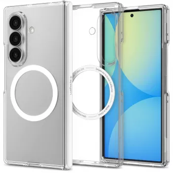 SPIGEN Ultra Hybrid Pro MagSafe-cover til Samsung Galaxy Z Fold 8 Ultra klar/hvid