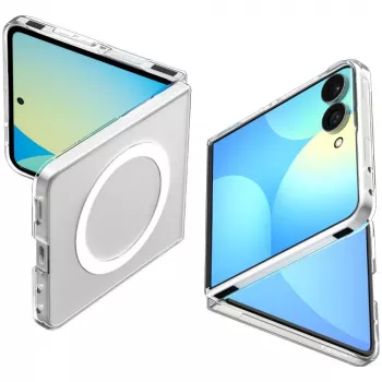 SPIGEN AirSkin MagSafe Galaxy Z Flip 8-cover transparent/hvid