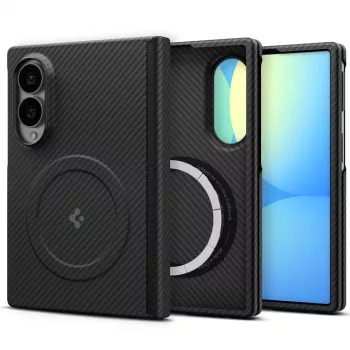 Spigen AirSkin Aramid MagSafe-cover til Samsung Galaxy Z Fold 8 - sort