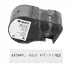 BRADY BMP51/BMP53/M511 selvlaminerende vinyl-kabelmærkat, hvid/transparent, 38,1 mm x 25,4 mm, 160 etiketter/rulle