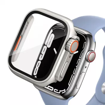 TECH-PROTECT DEFENSE360 Apple Watch 4/5/6/SE (44mm) titanium/orange robust kabinet med integreret rem