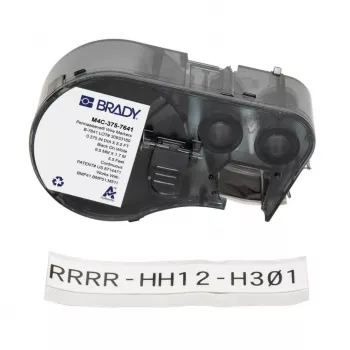 BRADY BMP41/BMP51/BMP53/M511 low-profile polyesteretiketter, hvid, 38,1 mm x 38,1 mm, 250 etiketter/rulle