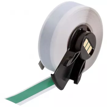 BRADY M6C-500-439-GR universalvinylmærkater, 24mm, rød på hvid, 8m