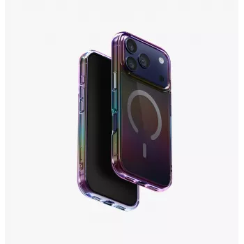 UNIQ Iridescia Magclick ladecover til iPhone 17 Pro - Mitternachtsquarz