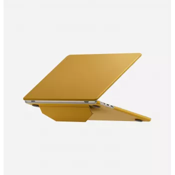 UNIQ Lyden Versa beskyttelsescover i folio-stil til MacBook Air 13 inch (M2 2022 / M3 2024 / M4 2025 / M5 2026) - gul