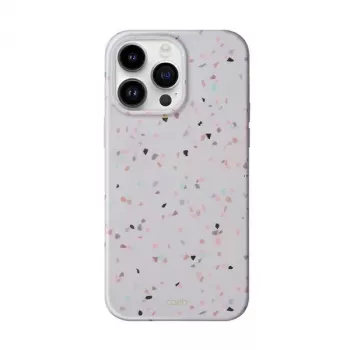 UNIQ Coehl Terrazzo cover til iPhone 14 Pro Max, sandsten