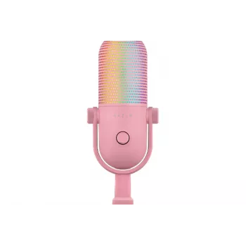 Razer Seiren V3 Chroma 32-bit DSP USB-kondensatormikrofon - kvartsrosa