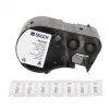 BRADY BMP51/BMP53/M511 selvlaminerende vinyletiketsæt, 25,4 mm x 6,4 m, hvid/transparent, B-499