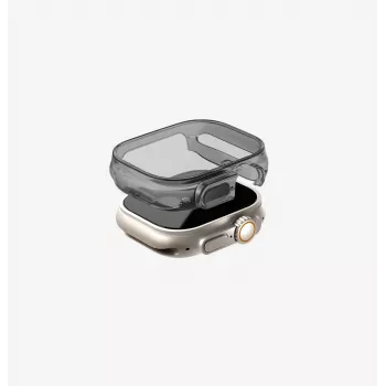 UNIQ Garde beskyttelsescover til Apple Watch Ultra / Ultra 2 / Ultra 3 (49 mm) – røggrå