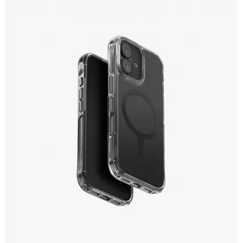 UNIQ LifePro Xtreme MagClick ladecover til iPhone 17 - sort ramme, transparent bagside