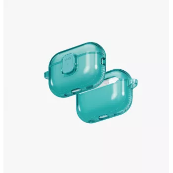 UNIQ Glase Pro Lock Case til AirPods Pro 3, turkis