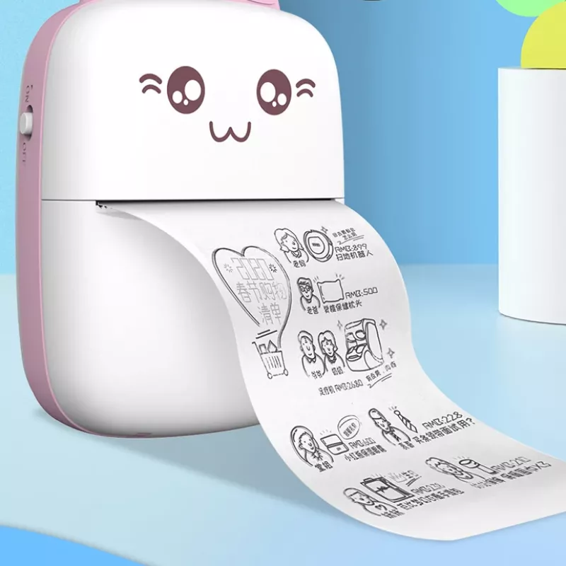 Mini-kat termoprinter HURC9 - pink