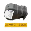 BRADY BMP51/BMP53/M511 selv-laminerende vinyletiket, hvid/transparent, 1 tomme bred, 21 ft rulle