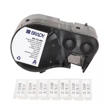 BRADY BMP51/BMP53/M511 FreezerBondz-etiketter - 25,4 mm x 12,7 mm, hvid, 500 etiketter