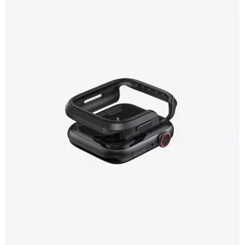 UNIQ Valencia Case til Apple Watch 46 mm, Midnight Black Uni001443