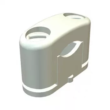 OBO BETTERMANN 3081 LGR SOM-schelle kabelklemme 15-25mm polystyren lysegrå RAL 7035