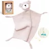 Momcozy Cotton Cuddly Bear Plush Toy for Infants, Pink