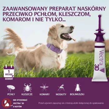 Ceva Vectra 3D spot-on-opløsning til hunde 10-25 kg, 3 pipetter