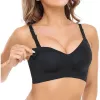 Momcozy YN21 graviditets- og amme-bh, sort, 3XL