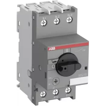ABB MS116-20 Motor Protection Circuit Breaker, 16-20 A, 3-Pole, 690 V AC, 50 kA, Screw Terminals
