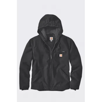 Carhartt herre Washed Duck Sherpa-foret jakke