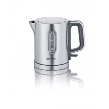 Severin WK 3401 rustfrit stål elkedel 1,7 L 2200 W sølv