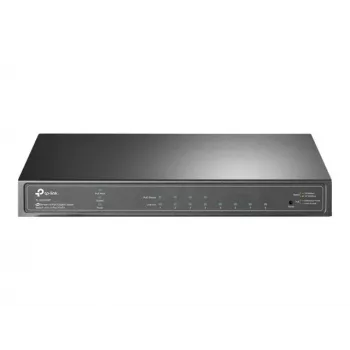 TP-Link Omada SG2008P 10-port Gigabit smart PoE+ switch, 4× PoE+ 62W, 2× SFP, Cloud SDN, blæserløs, V3.3