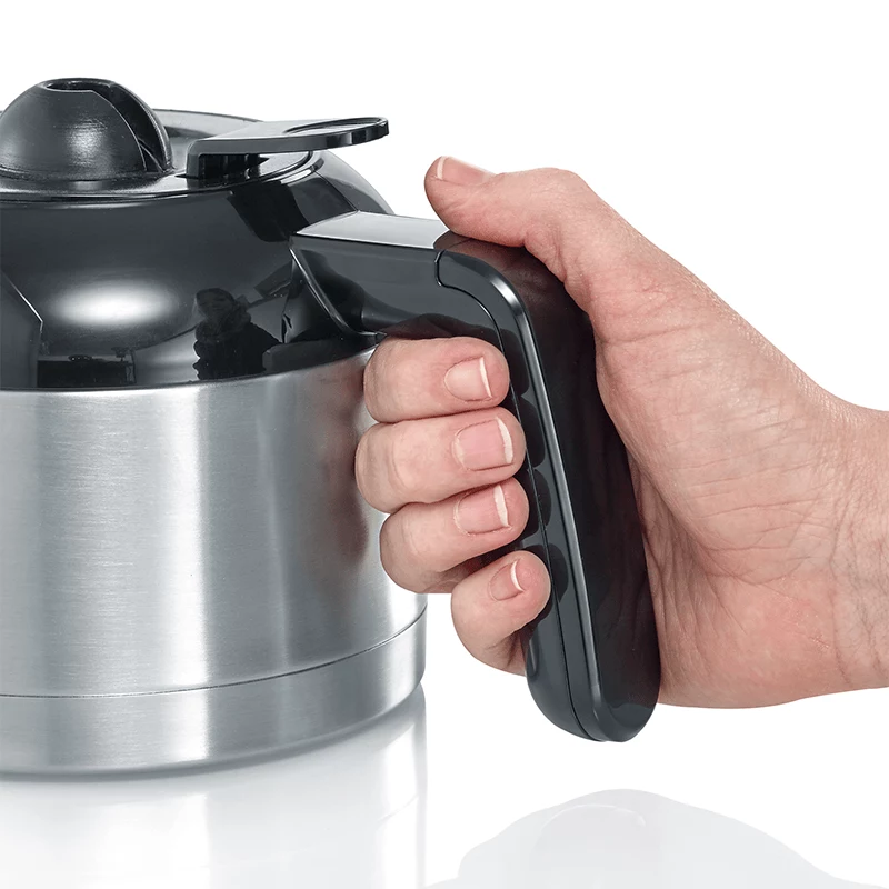 Severin KA 4847 kaffemaskine, sølv