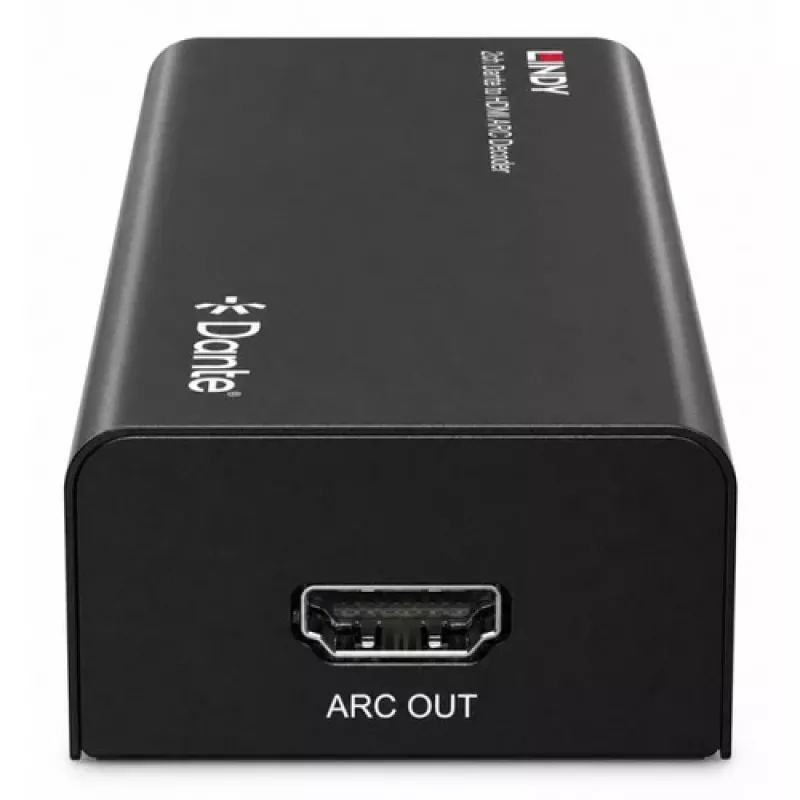 Lindy 2ch Dante til HDMI ARC-dekoder