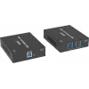 InLine® USB-extender, Cat.6, USB 3.2, 100m, sæt