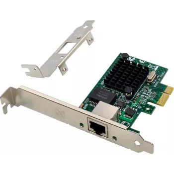 InLine® Gigabit PCIe-netværkskort, RJ45, low-profile