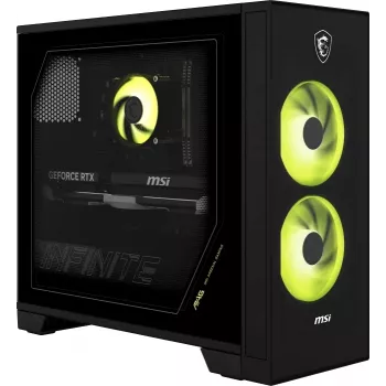 MSI MAG Infinite S AI 2NVL5-057AT gaming-stationær PC - Intel Core Ultra 5 225F, 16GB RAM, 1TB SSD, NVIDIA GeForce RTX 5060, Windows 11 Home