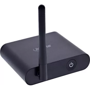 INLINE 99142I Bluetooth True Hi-Fi audio-modtager, DAC, BT5.3, aptX HD, RCA + Toslink