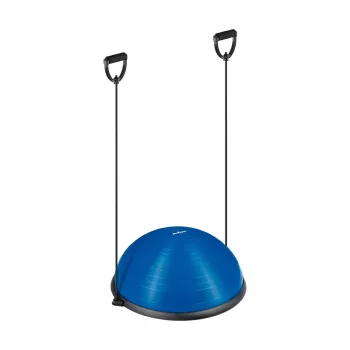 REBEL ACTIVE Half Ball balance trainer 58 cm med pumpe - sort/blå
