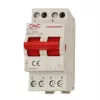 CNC EL240364 modulær omskifter YCBZ-40, 2-polet, 40 A, 1-0-2, DIN-skinne montering