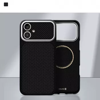 Evelatus Apple iPhone 16 Carbon Premium Edition MagSafe-cover sort
