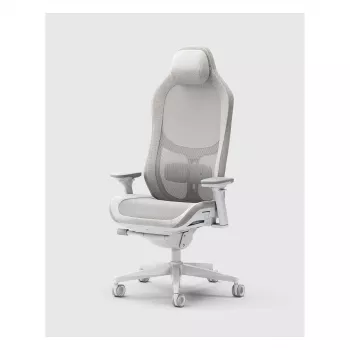 Fractal Design Refine 2 Mesh Light gamingstol, lysegrå/hvid