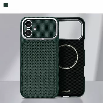 Evelatus Apple iPhone 17 Carbon Premium Edition MagSafe-cover grøn