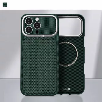 Evelatus Apple iPhone 17 Pro Max Carbon Premium Edition MagSafe-cover grøn