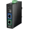 TRENDnet TI-SG704 10G PoE++ splitter industrial, 802.3bt Type 4, 12V/24V/48V DC-udgang, DIN-skinne-/vægmontering, IP30 metal