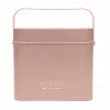 Rio CSBL-EU/1,1 kosmetikkuffert Large Lush Box – aluminium beauty-boks med klaprum og låsbare lukninger, sort