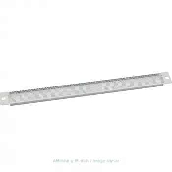Triton RAC-ZP-X41-A1 19 inch 1U perforeret blindpanel, grå RAL 7035