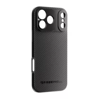 Freewell Sherpa Series cover til iPhone 17 Pro med 17mm gevindobjektivholder - sort