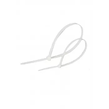 LANVIEW LVT551025-2.5MM-200MM hvid nylon-kabelbinder 2,5 x 200 mm, 100-pak
