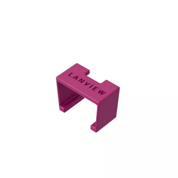 LANVIEW SmartClicks kabelclips 20 stk. sort selvklæbende kabelstyring