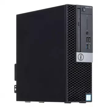 DELL OptiPlex 7070 SFF desktop-PC - Intel Core i3-9100, 16GB RAM, 256GB SSD, Windows 11 Pro (brugt)