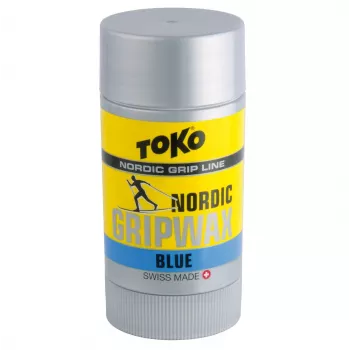 Toko Carbon GripWax blå 25g - PFC-fri stigningsvoks til kold sne (-7°C til -2°C)